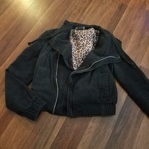 Crop Biker Jacket